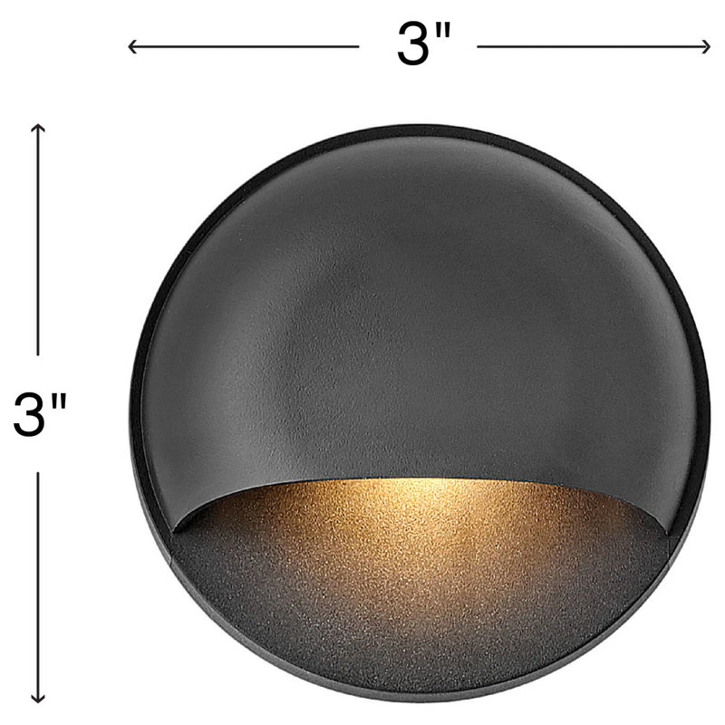 Coupon 𧨠Hinkley Nuvi Round Deck Sconce, Black π₯° - Image 3