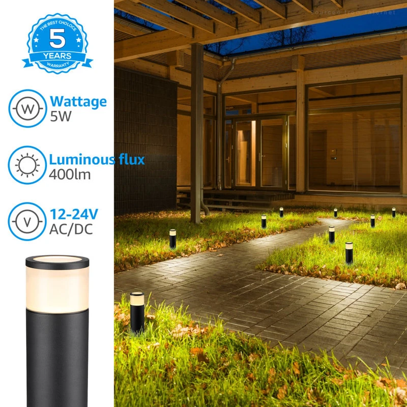 Best Sale π W86 Trading Co., LLC 12-Pack 5W LED Pathway Light, Low Voltage, 3000K Warm White π - Image 2
