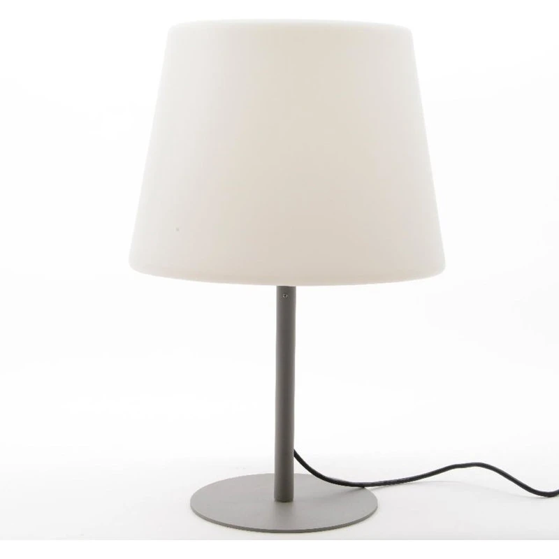 Cheap π₯ Kaemingk 23.25" Gray And White Outdoor Table Top Patio Lamp π - Image 2