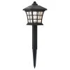 Hot Sale ❤️ Elegant Furniture & Lighting Black Finish 3000K Led Outdoor Path Light Pack Of 6 ????