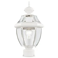 Top 10 ✨ Livex Lighting Inc. Livex Lighting White Outdoor Post Top Lantern 2153-03 🔔