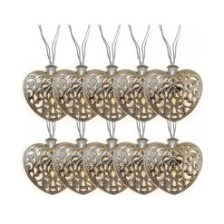 Cheap ⭐ Touch Of ECO Solar Crystalite Heart String Lights 🌟