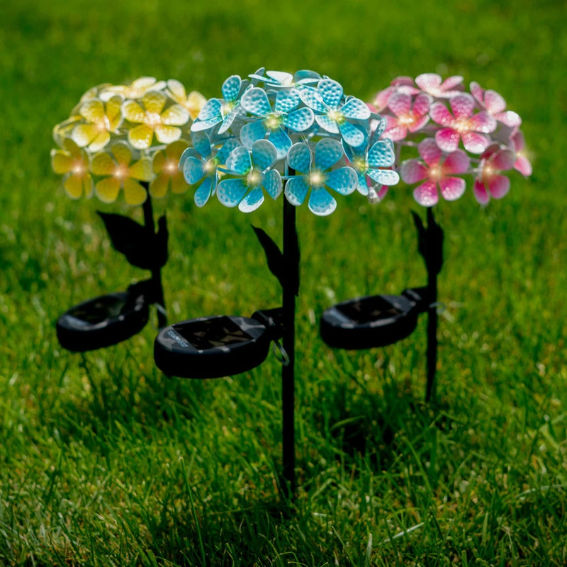 Best deal ❤️ Touch Of ECO Solar LED Metal Flower Stake Lights, Pink ✔️ - Image 5