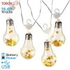New ???? W86 Trading Co., LLC TORCHSTAR 16.4ft LED String Lights, Battery And USB Operated, Warm White ????