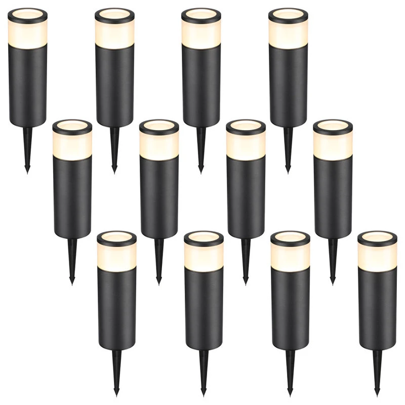 Best Sale π W86 Trading Co., LLC 12-Pack 5W LED Pathway Light, Low Voltage, 3000K Warm White π