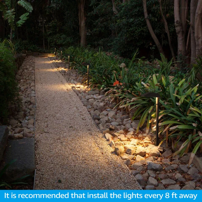 Discount ✨ W86 Trading Co., LLC LEONLITE 12-Pack 5W LED 12V-15V AC/DC Pathway Lights, 3000K Warm White ✔️ - Image 4