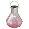 Best deal ???? Allsop Home & Garden Solar Glass Gem Light, Rose ⭐