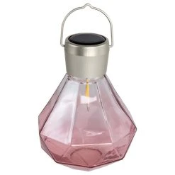 Best deal 💯 Allsop Home & Garden Solar Glass Gem Light, Rose ⭐