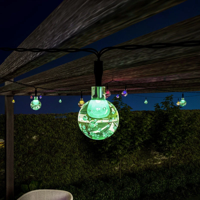 Flash Sale π Outdoor Solar Sting Lights- Round Multicolored Globe Lights By Pure Garden π - Image 4