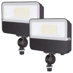 Best reviews of 🌟 W86 Trading Co., LLC LEONLITE 2-Pack 50W Knuckle Mount LED Flood Light, 3000K Warm White 🌟
