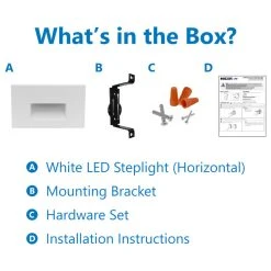 Best Pirce ⭐ NICOR Lighting STW Series Horizontal Wet Location LED Step Light, White ???? -Hinkley shop 34d1d3380f6a831c 9794 w800 h800 b1 p0