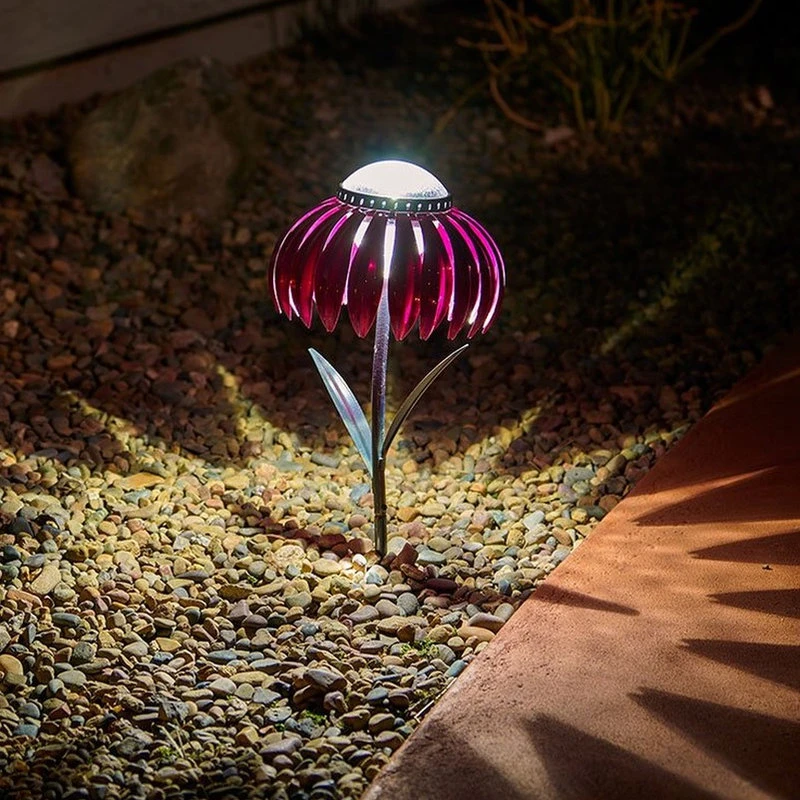Best deal 𧨠Desert Steel Coneflower Solar Garden Light π - Image 2