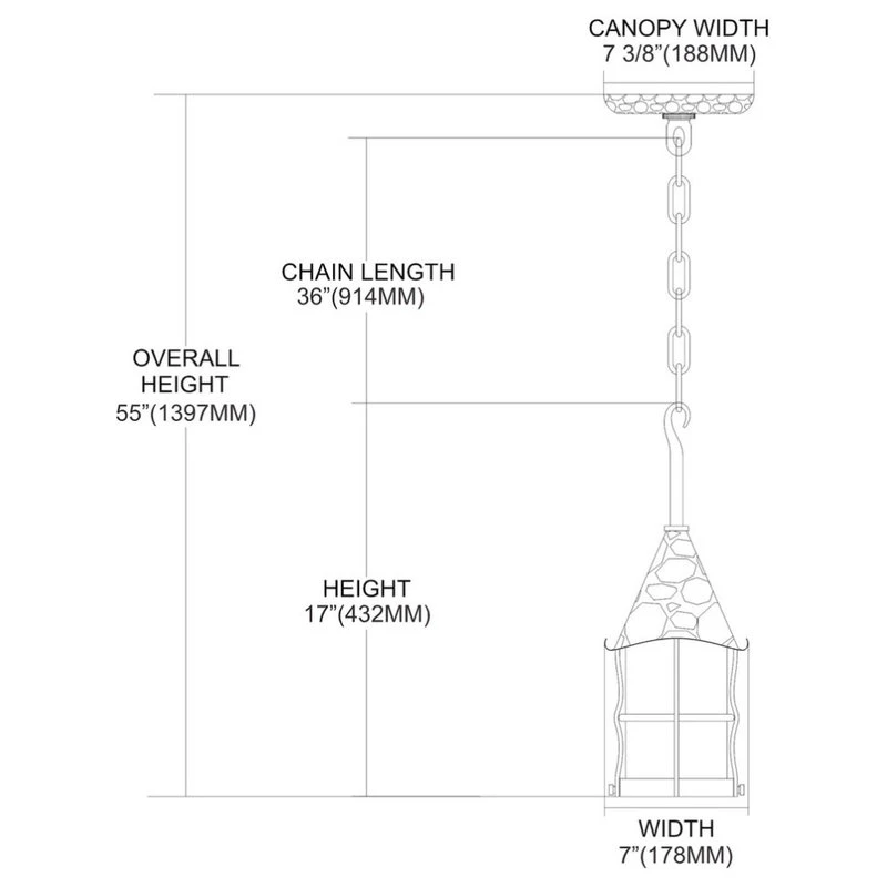 Hot Sale βοΈ Elk Home Rustica 6.5" 1 Light Glass Outdoor Pendant In Antique Copper π - Image 2