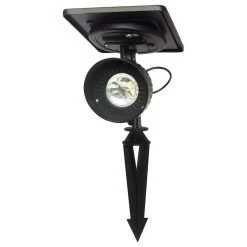 Outlet 🔔 Gama Sonic 103001 Progressive Garden Solar Powered 5"W 6000K LED - Black 👍