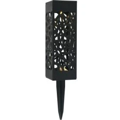 Discount ✨ Elegant Furniture & Lighting Elegant Lighting LDOD3005-8PK Zephyr 2"W Solar LED Center Mount - Black 🎉