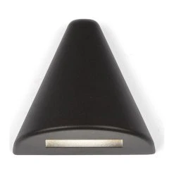 Best Sale 👏 WAC Lighting 3021 3" Tall LED Triangular Step And Wall Light - 12 - Black / 👏