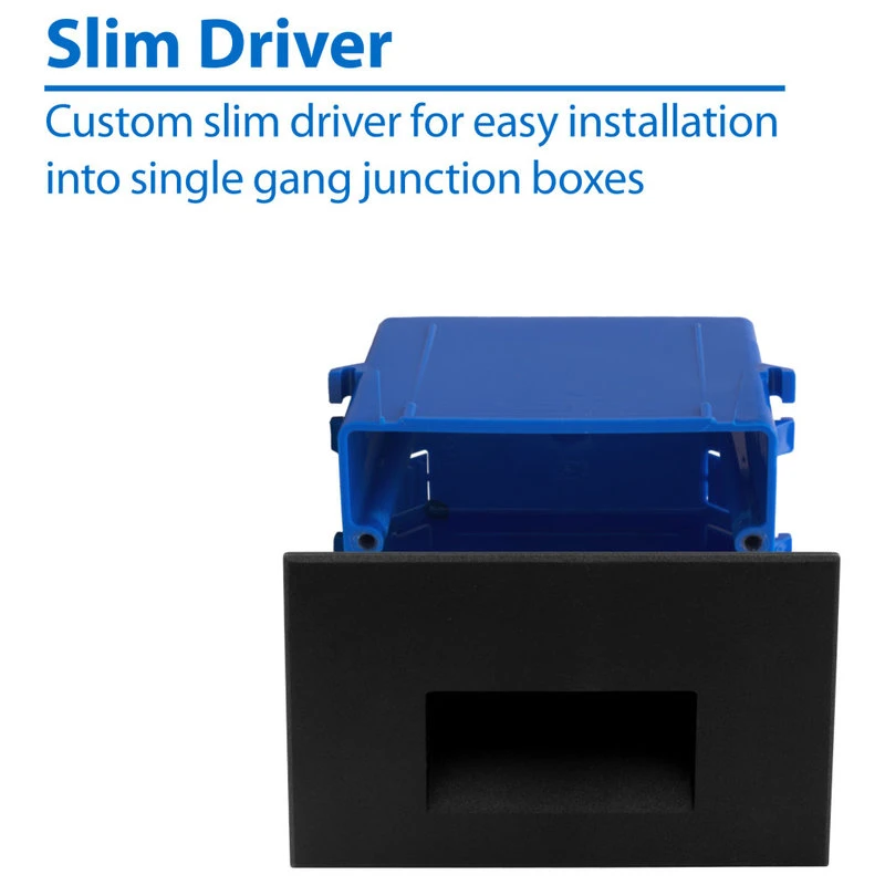 Best Pirce βοΈ NICOR Lighting STW Series Horizontal Wet Location LED Step Light, Black π - Image 4