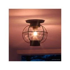 Cheap ⌛ Urban Ambiance Luxury Nautical Black Outdoor Ceiling Light, Small, UQL1034, Oslo Collection ⌛