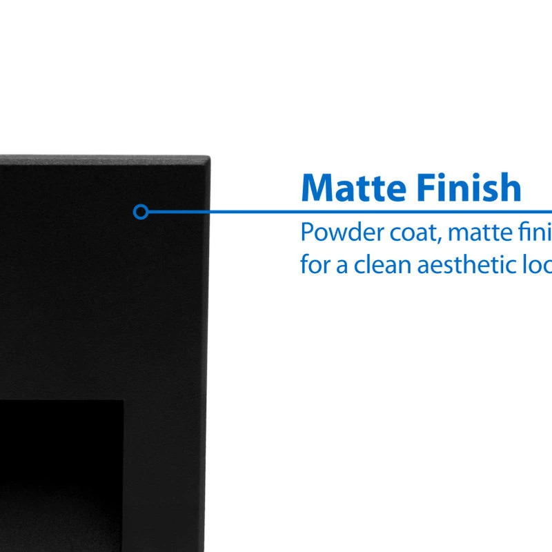 Best Pirce βοΈ NICOR Lighting STW Series Horizontal Wet Location LED Step Light, Black π - Image 3