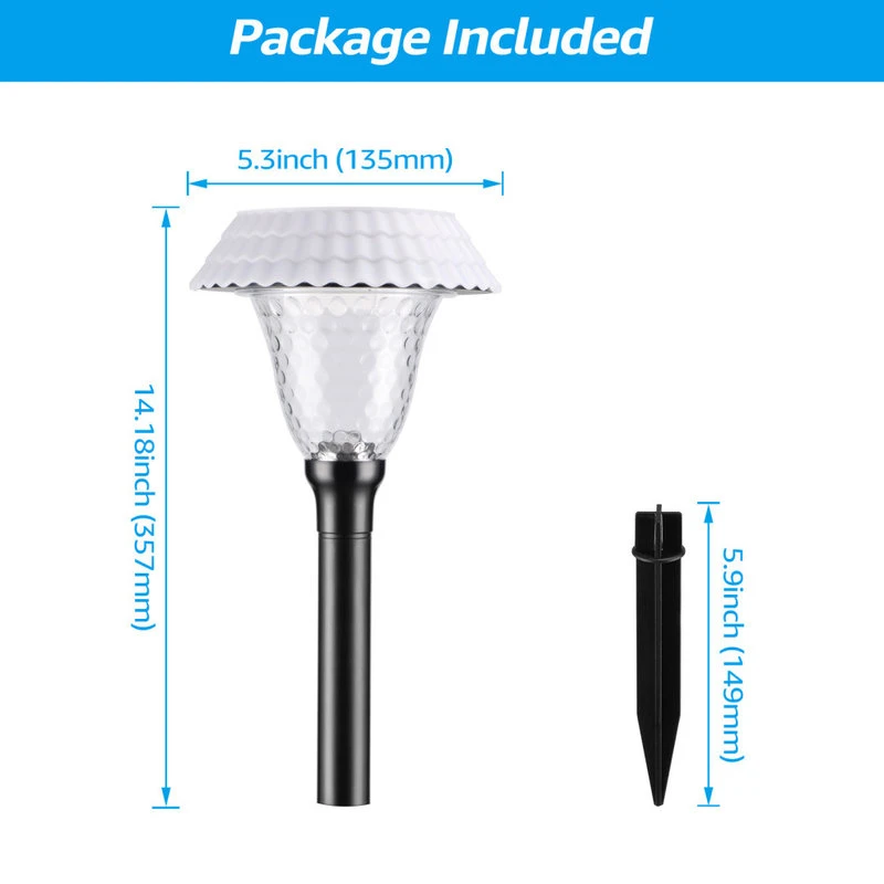 Cheapest π― W86 Trading Co., LLC LEONLITE 16-Pack Solar Pathway Colorful Lights, Dusk To Dawn Auto 7Colors Change π - Image 5