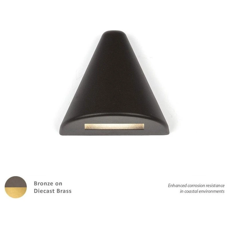 Cheap π WAC Lighting LED 12V Triangle Deck And Patio Light, Bronzed Brass π₯ - Image 2
