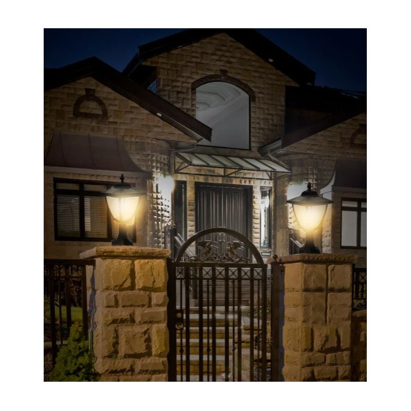 Cheapest π Nature Power 16" Bayport Solar Lamp With 3 Mounting Options With Natural White LED π - Image 2