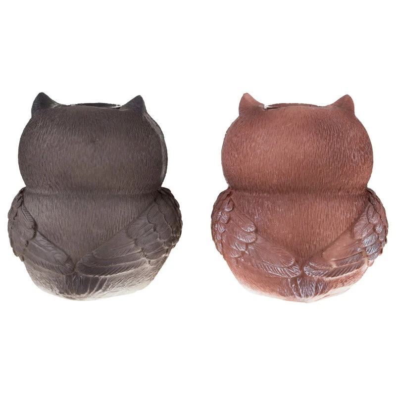 Owl Solar LED Garden Statue Set Of 2 By Pure Garden - Image 4