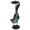 Promo ⭐ Gerson Metal Duck Holding Umbrella LED Solar Light Statue ????