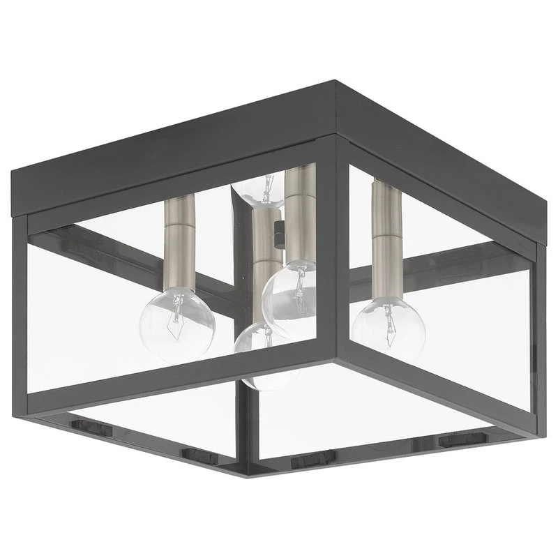 New π Livex Lighting Inc. Livex Lighting Scandinavian Gray 4-Light Outdoor Ceiling Mount β€οΈ - Image 2