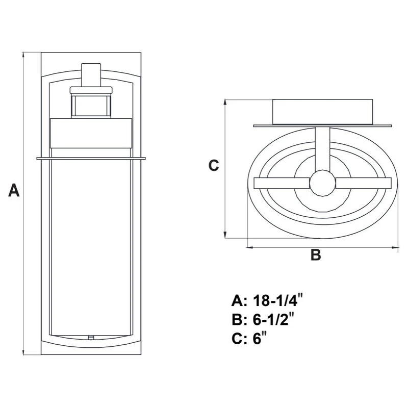 Wholesale βοΈ Vaxcel Logan Bronze LED Motion Sensor Dusk To Dawn Outdoor Wall Light, Carbon Bronze π - Image 3