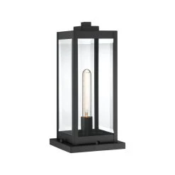 Discount ❤️ Quoizel WVR9106EK Westover 1 Light Outdoor Lantern - Earth Black 😀
