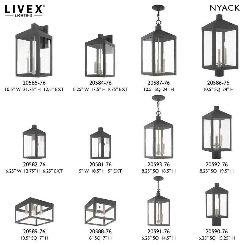 New π Livex Lighting Inc. Livex Lighting Scandinavian Gray 4-Light Outdoor Ceiling Mount β€οΈ - Image 5