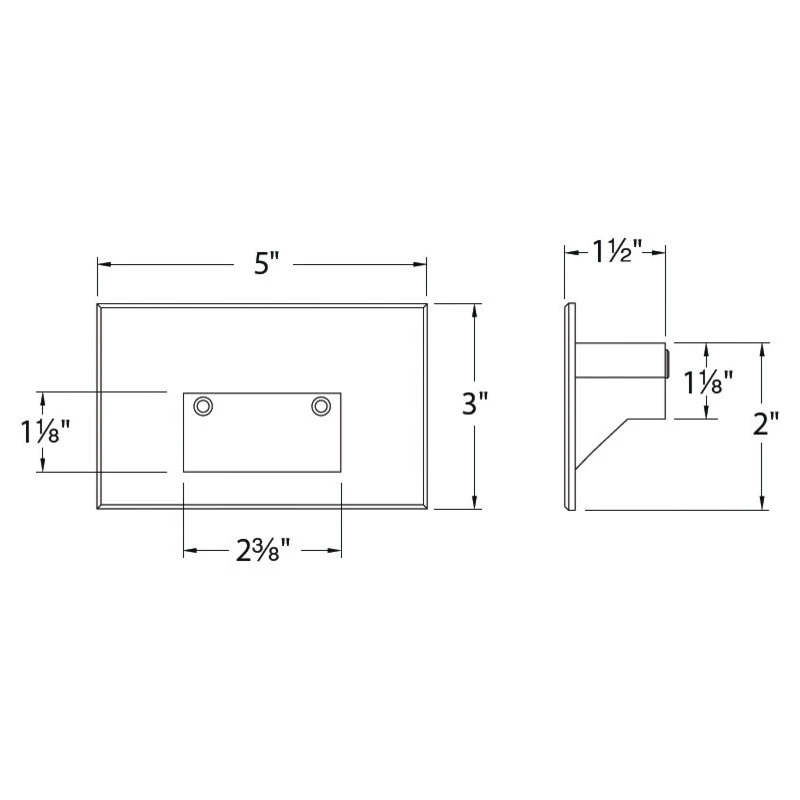 Cheapest β WAC Lighting LED Step-Light Rectangular, Brushed Nickel π - Image 2
