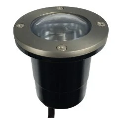 Hot Sale 🌟 Affordable Quality Lighting 12V Composite Ground Well Light With Open Face Cover, Satin Nickel 🔥