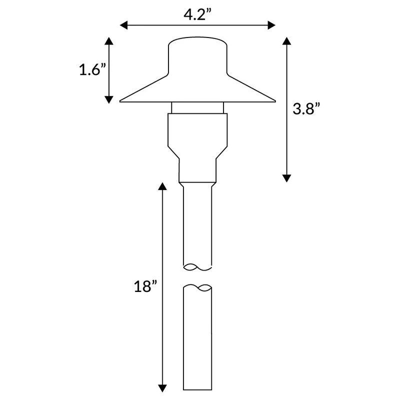 Discount β¨ Lightkiwi Top Hat Path And Area Light For Landscape Lighting, Brass π - Image 5