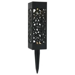 Buy 👏 Elegant Furniture & Lighting Black Finish 3000K Led Outdoor Path Light Pack Of 8 🌟