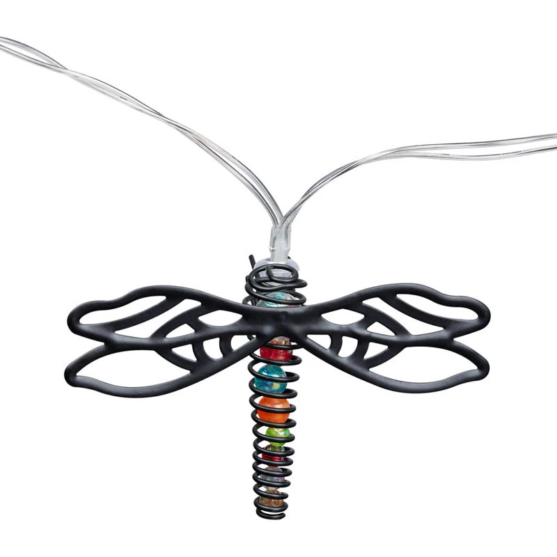 Buy π Alpine Corporation 93"L Indoor 10-Bulb Decorative Metal Dragonfly LED String Lights π - Image 10