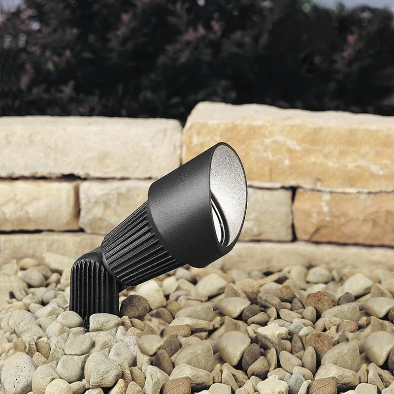 Discount π€© Kichler Accent 1-Light 12V, 7.5"x3"x3.5", Textured Black, Clear Glass π - Image 2