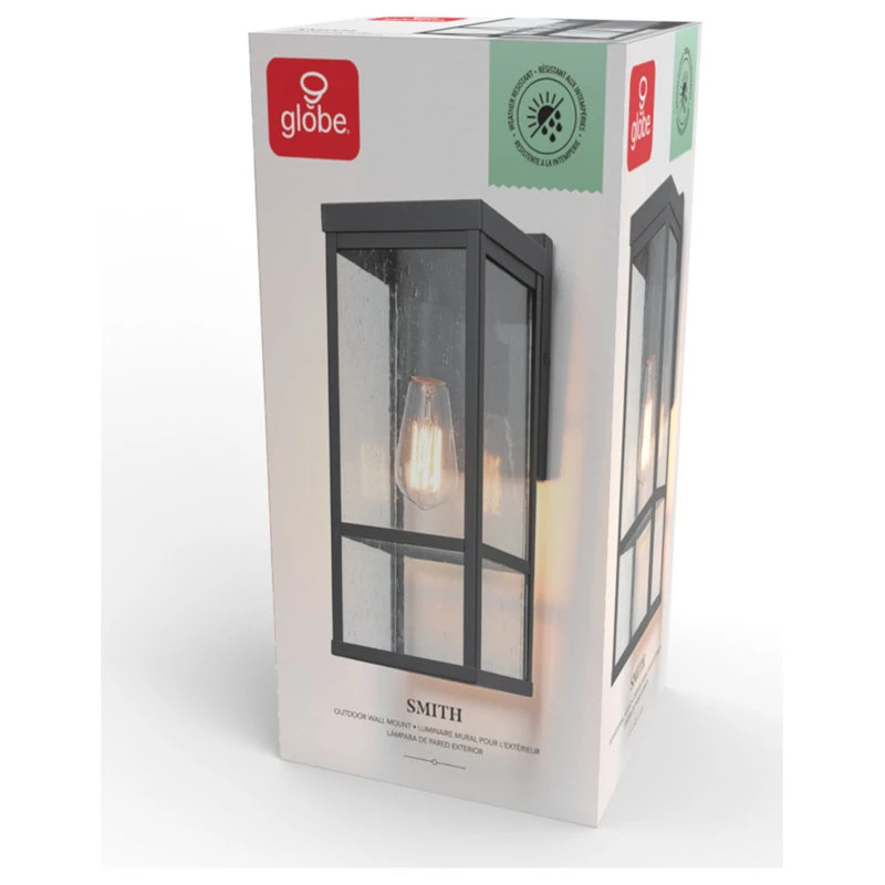 Best reviews of π― Globe Electric Novogratz X Globe Diana 16" Matte Black LED Integrated Outdoor Lantern π - Image 8