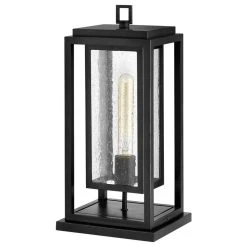 Deals 🥰 Hinkley Republic Medium Pier Mount Lantern 12V, Black 😀