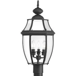 Coupon 🎁 Progress Lighting New Haven 3-Light Post Lantern 👏
