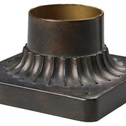 Best Pirce 💯 Elk Home Outdoor Accessories 8" Metal Pier Mount Base In Hazelnut Bronze 🥰