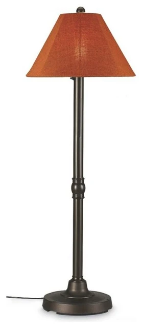 Best Sale π Patio Living Concepts San Juan 60 Inch Floor Lamp W/ 2 Inch Bronze Body & Chili β¨