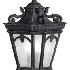 Discount 👍 Kichler Lighting 9855BKT Tournai - Three Light Outdoor Hanging Pendant ⭐