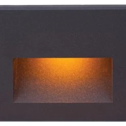 Discount 😉 WAC Lighting WL-LED100-AM Rectangular Line Voltage LED Step Light With Amber Len 🧨