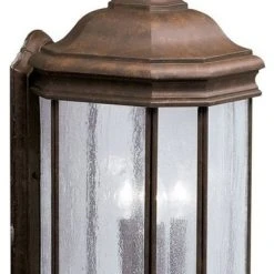 Top 10 😉 Kichler Lighting 9030TZ Kirkwood - Three Light Outdoor Wall Mount 🧨