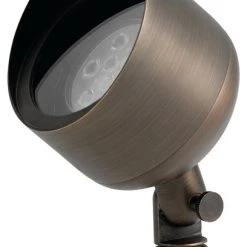 Buy 😉 Kichler Par 36 Cbr Uplight, Centennial Brass 😀