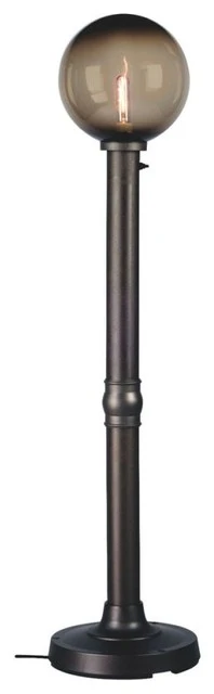 Coupon π Patio Living Concepts Moonlite 64" Floor Lamp, Black/Bronze Glass π