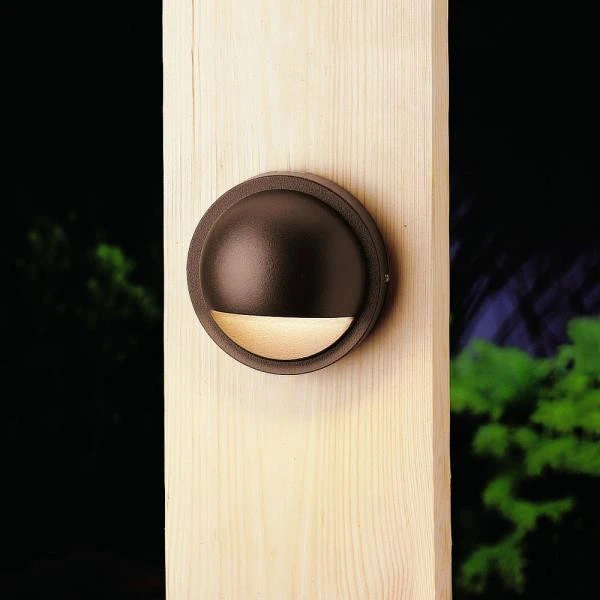 Best Pirce 𧨠Kichler Lighting 15064AZT Six Groove - Low Voltage 1 Light Deck Lamp - 2 Inches β€οΈ