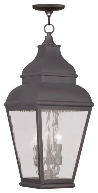 Best Sale 𧨠Livex Lighting Inc. Livex Lighting Bronze Outdoor Pendant Lantern 2610-07 π―